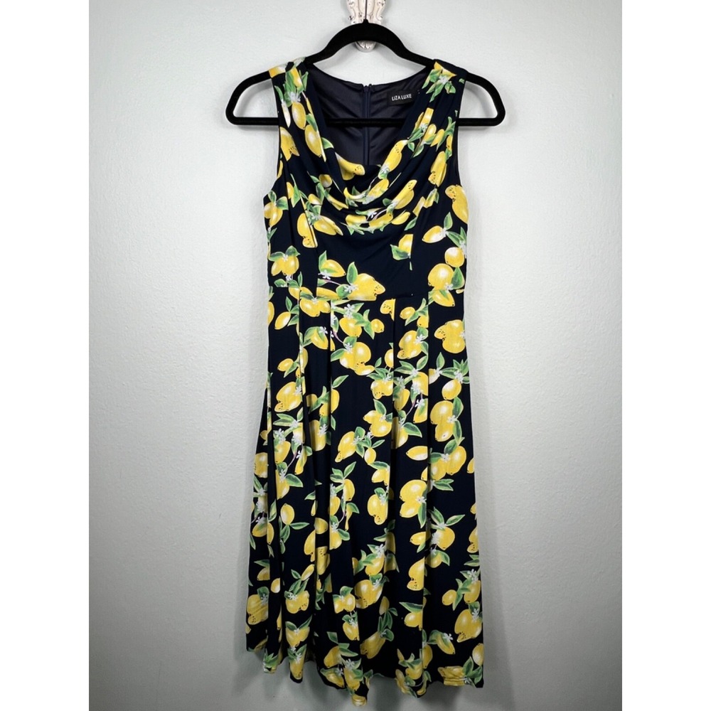 ModCloth | Liza Luxe Duly Delighted Midi Dress in Lemon Size Small